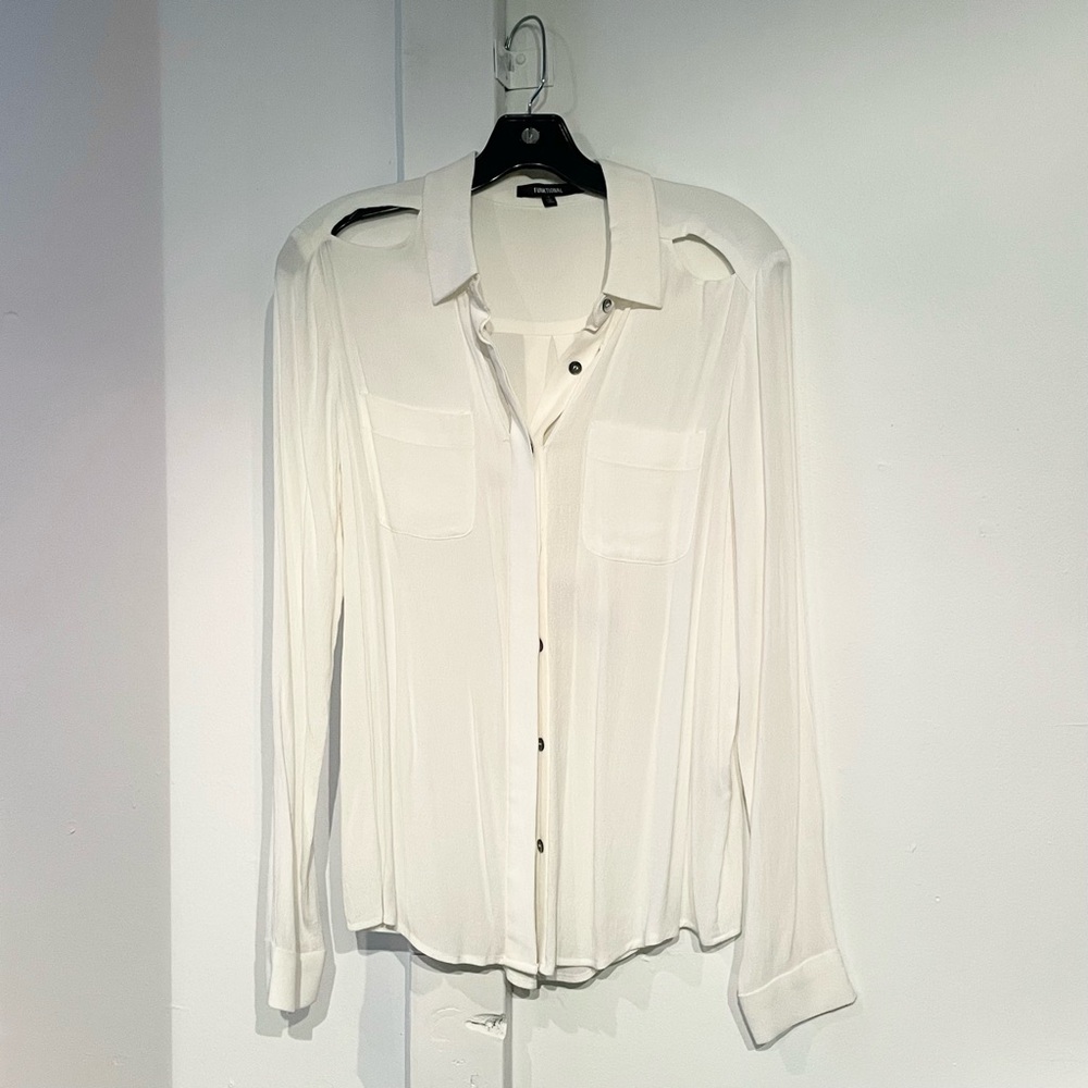 Minimalist Avant Garde Cut Out Blouse by Funktional